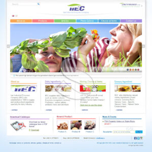 طراحی سایت شرکت آنزیمهای صنعتی ایران